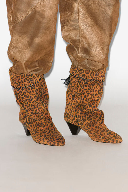 Dalby Draped Suede Leather Boots Dalby Draped Suede Leather Boots