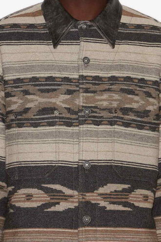 Dalton Patterned Wool Blend Jacket