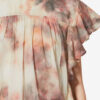 Dalyane Frilly Printed Cotton Voile Top Dalyane Frilly Printed Cotton Voile Top
