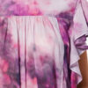 Dalyane Frilly Printed Cotton Voile Top Dalyane Frilly Printed Cotton Voile Top