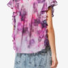 Dalyane Frilly Printed Cotton Voile Top Dalyane Frilly Printed Cotton Voile Top