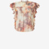 Dalyane Frilly Printed Cotton Voile Top Dalyane Frilly Printed Cotton Voile Top
