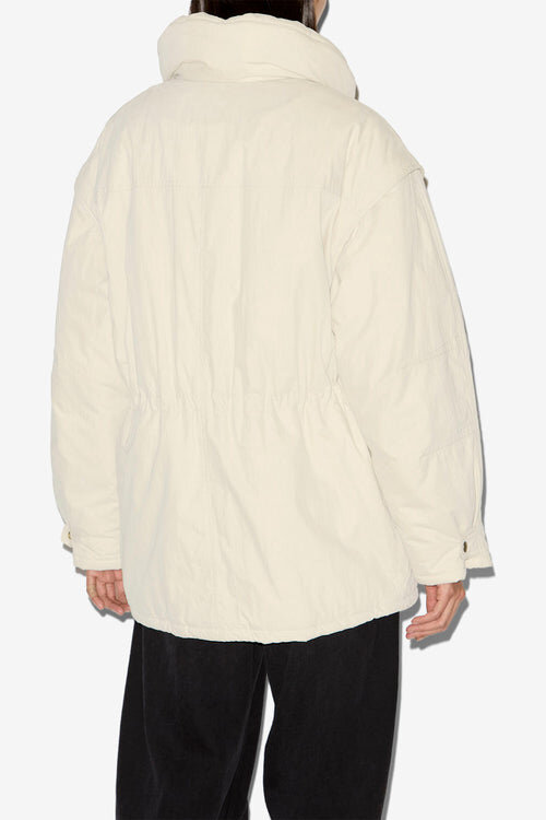 Damone Plain-Colored Cotton Coat Damone Plain-Colored Cotton Coat