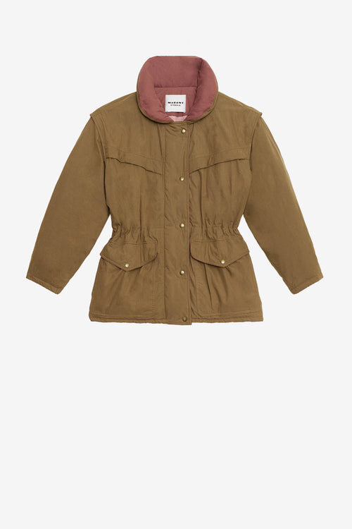 Damone Two-Toned Cotton Coat Damone Two-Toned Cotton Coat