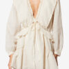 Damya Frilly Cotton and Linen Gauze Dress Damya Frilly Cotton and Linen Gauze Dress
