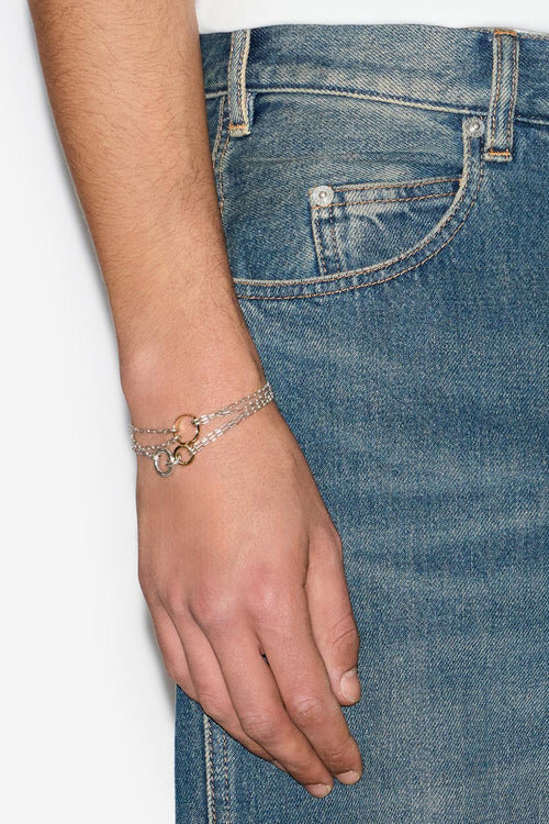 Dancing Ring Man Chain and Ring Bracelet Dancing Ring Man Chain and Ring Bracelet