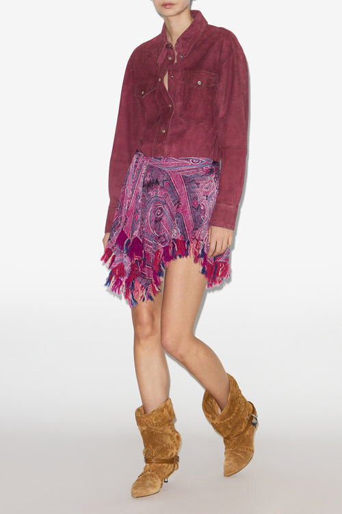 Danisia Suede Leather Shirt Danisia Suede Leather Shirt