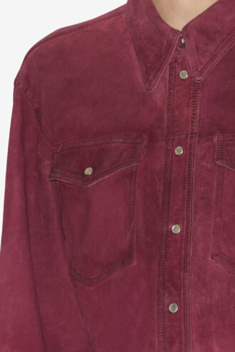 Danisia Suede Leather Shirt