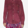 Danisia Suede Leather Shirt Danisia Suede Leather Shirt