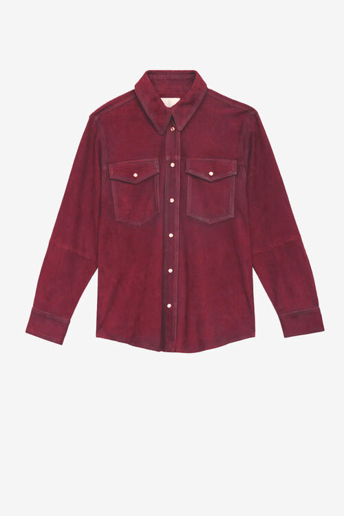 Danisia Suede Leather Shirt Danisia Suede Leather Shirt
