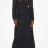 Daniva Long Elaborate Cotton Voile Dress Daniva Long Elaborate Cotton Voile Dress