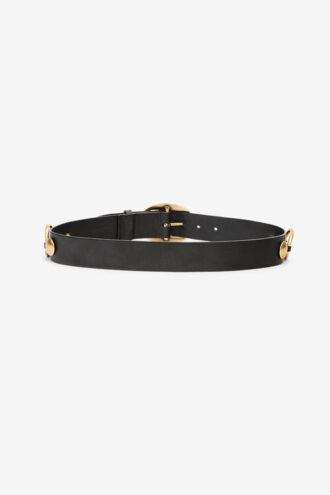 Dara Leather and Metal Belt