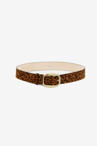 Darah Suede Calfskin Leather Belt