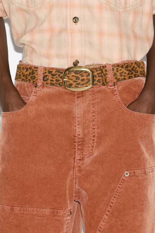 Darah Suede Calfskin Leather Belt Darah Suede Calfskin Leather Belt