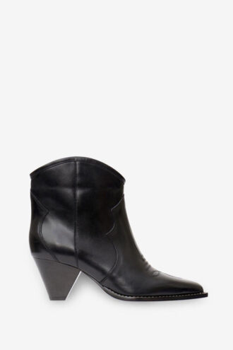 Darizo High-Heeled Leather Cowboy Boots Darizo High-Heeled Leather Cowboy Boots