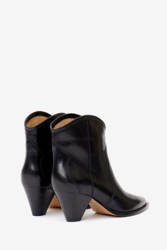 Darizo High-Heeled Leather Cowboy Boots Darizo High-Heeled Leather Cowboy Boots