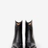 Darizo High-Heeled Leather Cowboy Boots