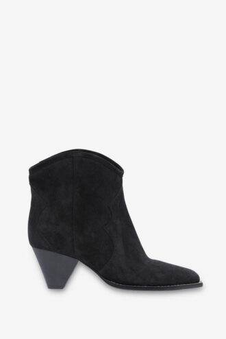 Darizo High-Heeled Suede Calfskin Leather Cowboy Boots Darizo High-Heeled Suede Calfskin Leather Cowboy Boots