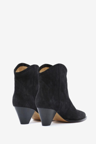 Darizo High-Heeled Suede Calfskin Leather Cowboy Boots Darizo High-Heeled Suede Calfskin Leather Cowboy Boots