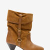 Darner Buckle Suede Leather Boots