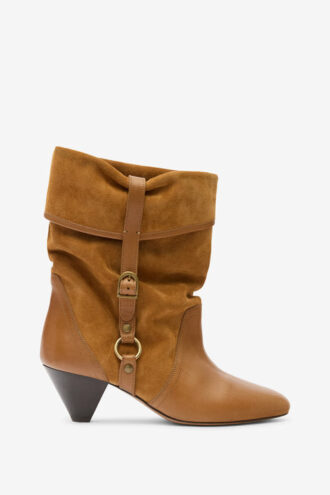 Darner Buckle Suede Leather Boots Darner Buckle Suede Leather Boots