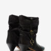 Darner Buckle Suede Leather Boots Darner Buckle Suede Leather Boots