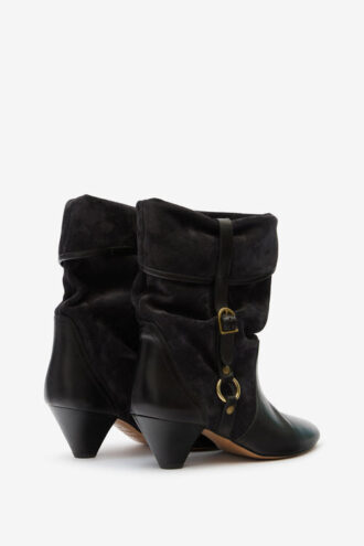 Darner Buckle Suede Leather Boots Darner Buckle Suede Leather Boots