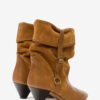 Darner Buckle Suede Leather Boots