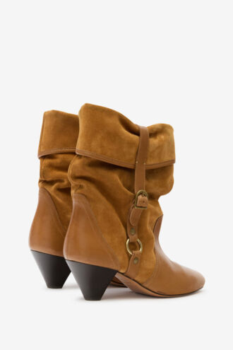 Darner Buckle Suede Leather Boots Darner Buckle Suede Leather Boots