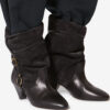 Darner Buckle Suede Leather Boots Darner Buckle Suede Leather Boots