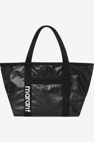 Darwen Shoulder Tote Bag in Coated Cotton