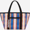 Darwen Shoulder Tote Bag in Striped Nylon Darwen Shoulder Tote Bag in Striped Nylon