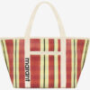 Darwen Striped Shoulder Tote Bag Darwen Striped Shoulder Tote Bag