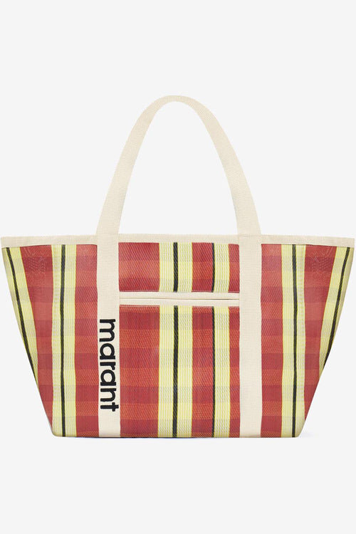 Darwen Striped Shoulder Tote Bag Darwen Striped Shoulder Tote Bag