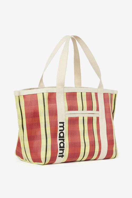 Darwen Striped Shoulder Tote Bag Darwen Striped Shoulder Tote Bag
