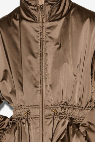 Dastyni Quilted Satin Coat Dastyni Quilted Satin Coat
