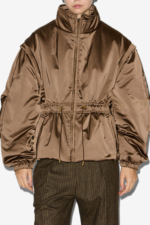 Dastyni Quilted Satin Coat Dastyni Quilted Satin Coat