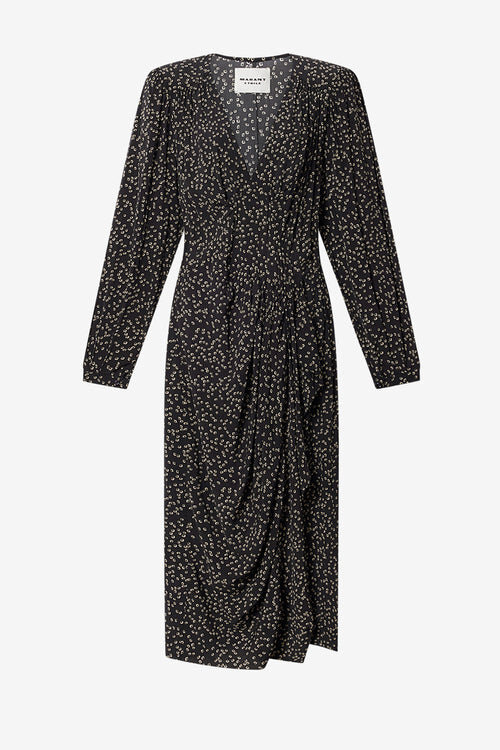 Daylia Flowing Origami Print Dress Daylia Flowing Origami Print Dress