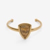 Dees Brass and Stone Bangle Bracelet Dees Brass and Stone Bangle Bracelet