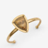 Dees Brass and Stone Bangle Bracelet Dees Brass and Stone Bangle Bracelet