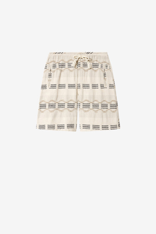 Deliann Wavy Jacquard Shorts Deliann Wavy Jacquard Shorts