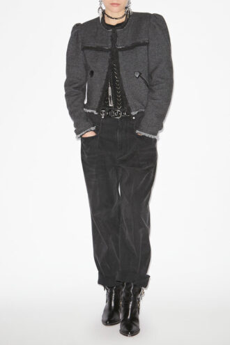 Delphina Short Graphic Pattern Jacket