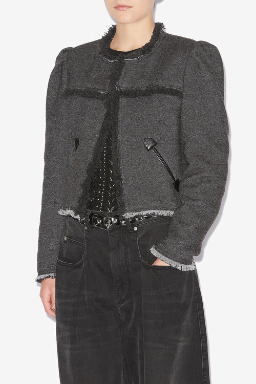 Delphina Short Graphic Pattern Jacket Delphina Short Graphic Pattern Jacket