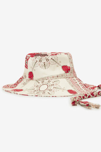 Delya Cotton Bandana Print Hat
