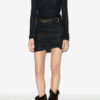 Denise Short Draped Jersey Dress