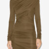 Denise Short Draped Jersey Dress Denise Short Draped Jersey Dress