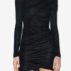 Denise Short Draped Jersey Dress