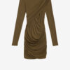 Denise Short Draped Jersey Dress Denise Short Draped Jersey Dress