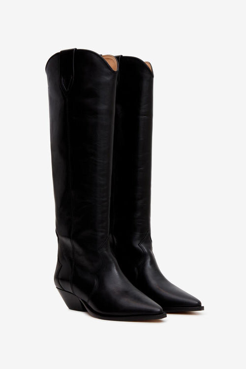 Denvee Calfskin Leather Cowboy Boots Denvee Calfskin Leather Cowboy Boots