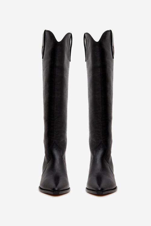 Denvee Calfskin Leather Cowboy Boots Denvee Calfskin Leather Cowboy Boots